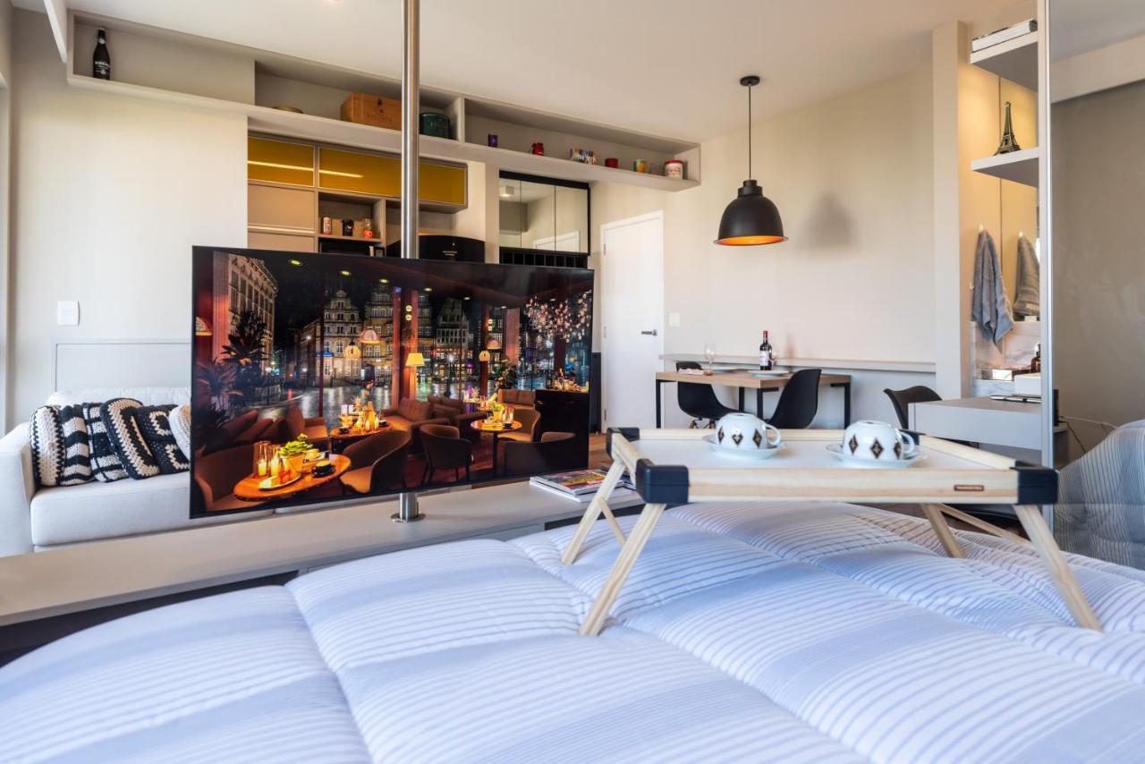 Loft Luxo Morumbi, Wifi500Mb - Traveller Awards 2025 Сан-Пауло Экстерьер фото